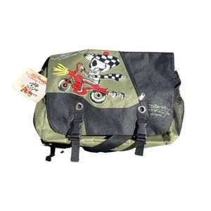 Vintage Y2K Ed Hardy Motorcycle Messenger Bag New With Tags